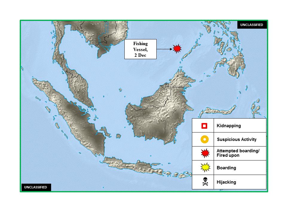 B. (U) Incident Disposition (U) Figure 3. Southeast Asia Maritime Crime Activity, 26 November 3 December 2014 C.