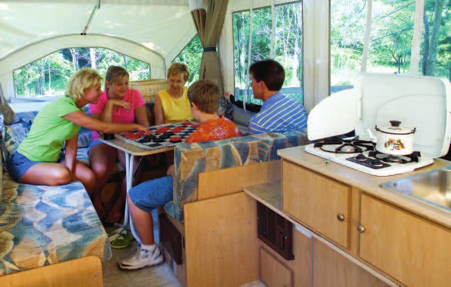 Clipper folding campers are designed to bring