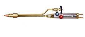 (methane) Hose connections (DIN EN 560): oxygen G 1/4, fuel gas G 3/8 LH Head position Total length approx. Stock no.