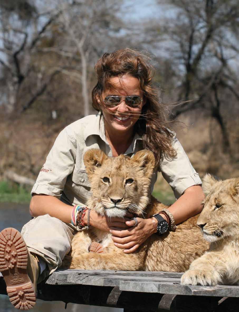 cleovista ASLI GEDIK by KAMILA METWALy A BANKER WHO SAVES THE LIONS lot of adrenaline, challenges, high risks and enormous high returns when you