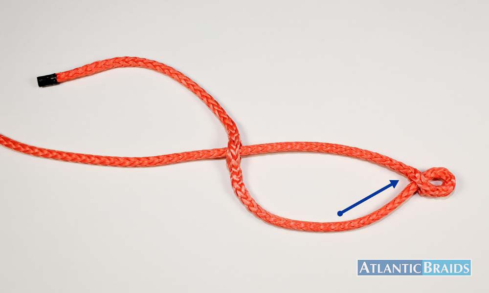 2. Make an exit mark on the rope 2-2/3 fid lengths (or 56 times the diameter of the rope) away from this mark. 3.