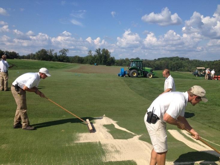 Aerification We recently completed our August aerification procedures.