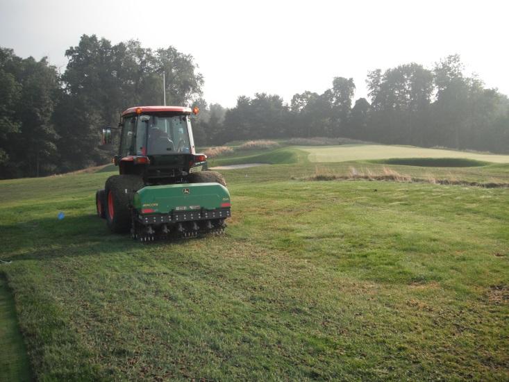 These practices are the building blocks for the foundation of healthy turf as we head into the fall golf season.