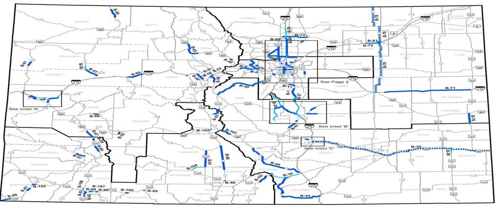 STATE PROJECTS Address CDOT s strategic priority investment program - 107 projects Bond against new revenue to immediately start critical