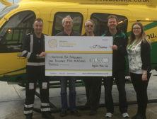 Wiltshire Air Ambulance Visit Andy Moss, Tim Murray and myself visited the Wiltshire Air Ambulance operations centre to present them with a cheque for 1500 (approx half a flight!).