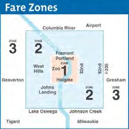 Impacts of Eliminating Fare Zones and Implementing a Flat Fare Current Zone Fare System Currently, TriMet s service area is divided into three fare zones, organized in roughly concentric circles