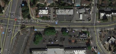 Moorpark Avenue Recommendations Roadway Configuration: Lawrence to Williams Maintain