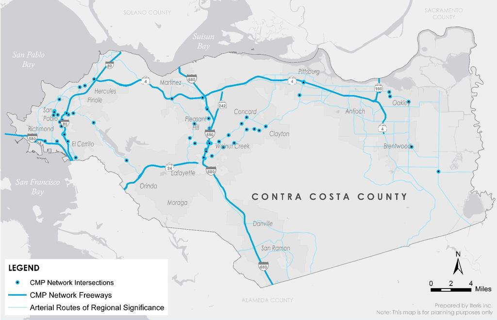 Figure 1-1: Contra Costa County CMP