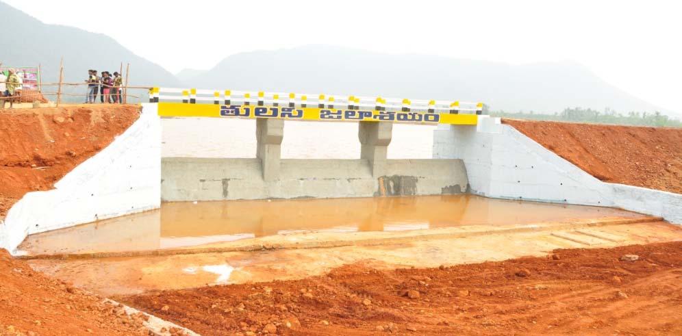 Kasimkota Mandal Visakhapatnam District Both reservoirs are irrigating 3000 acres