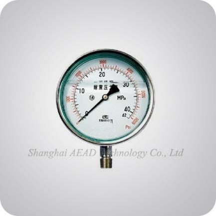 Pressure Gauges --Dial DN 60, 100, 150, 200, 250 --Material of copper alloy and stainless steel