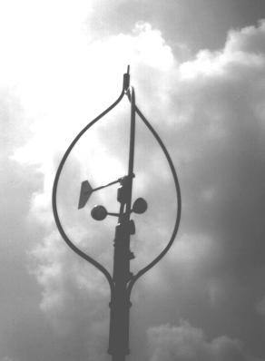 Fig. 2.4. Enercon nacelle anemometer with lightning protection 2.