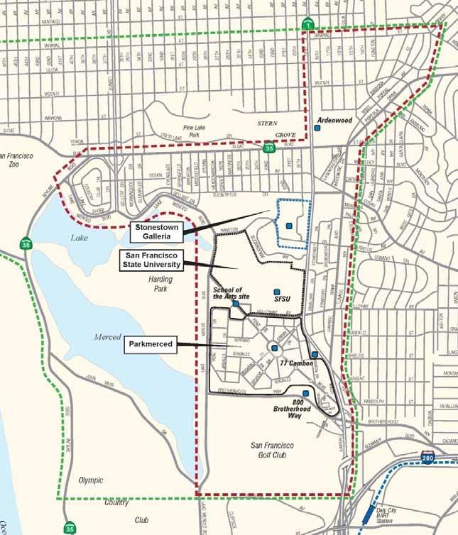 TIER 5 NEW IDEAS West Side M-Line MUNI Metro Grade Separation M-Line to BART Regional Bike Paths