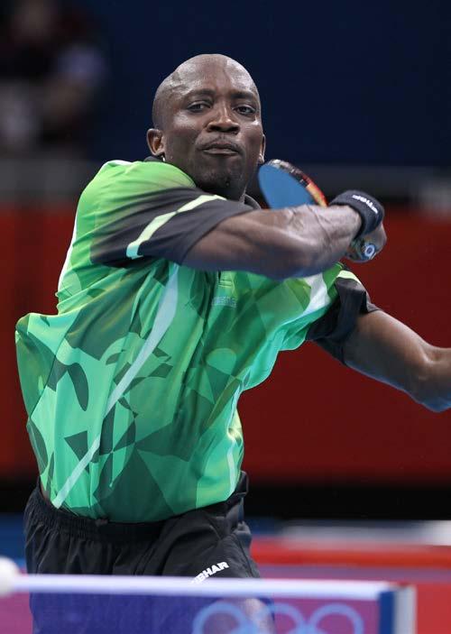 Nigeria s Segun TORIOLA will be playing his seventh Olympic Games in Rio, which is the