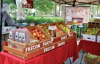 Figure 26.16 Frecon Farms stand in Rittenhouse Square s farmer s market, September 2012.