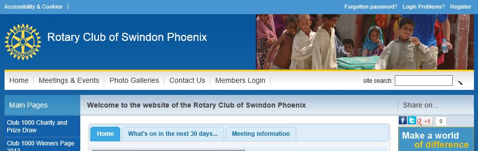 Sunday 21 st (3pm onwards) President At Home President Peter and Jan Collis are kindly opening their home to members and family of Swindon Phoenix to celebrate the initiation of Pete s year as