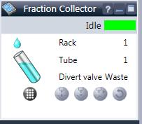If you want to manually collect sample simply use the buttons on the main instrument page: The divert valve waste contain 4