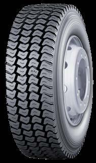 Nokian NTR 68 features an open tread pattern that ensures good self-cleaning and grip in changing driving conditions.