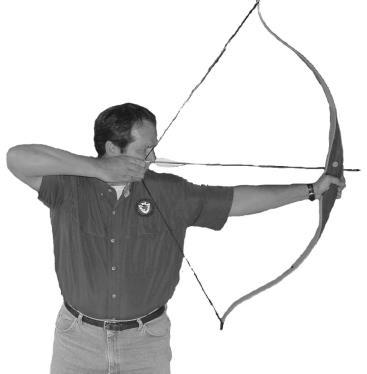 Draw Start by slowly swinging your arrow point up from the ground into the imagined vertical line on your target.