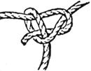 3. Bowline (or Bolin) A relative of the slipknot this is a good knot for securing a line to a bight or when you need a loop that will not collapse.