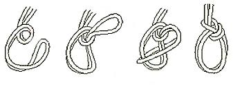 or rigging. How to tie a Bowline on a Bight Knot 1. Fold your rope in half. 2. Make a loop in one side of the rope. 3.