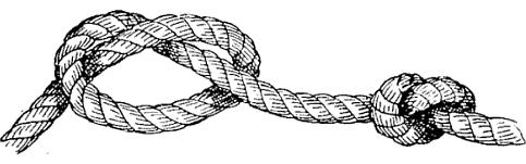 Overhand Knot The overhand knot is used at the end of ropes to prevent their unravelling and as the commencement of other knots such as a simple noose, overhand loop, angler's loop, fisherman's knot