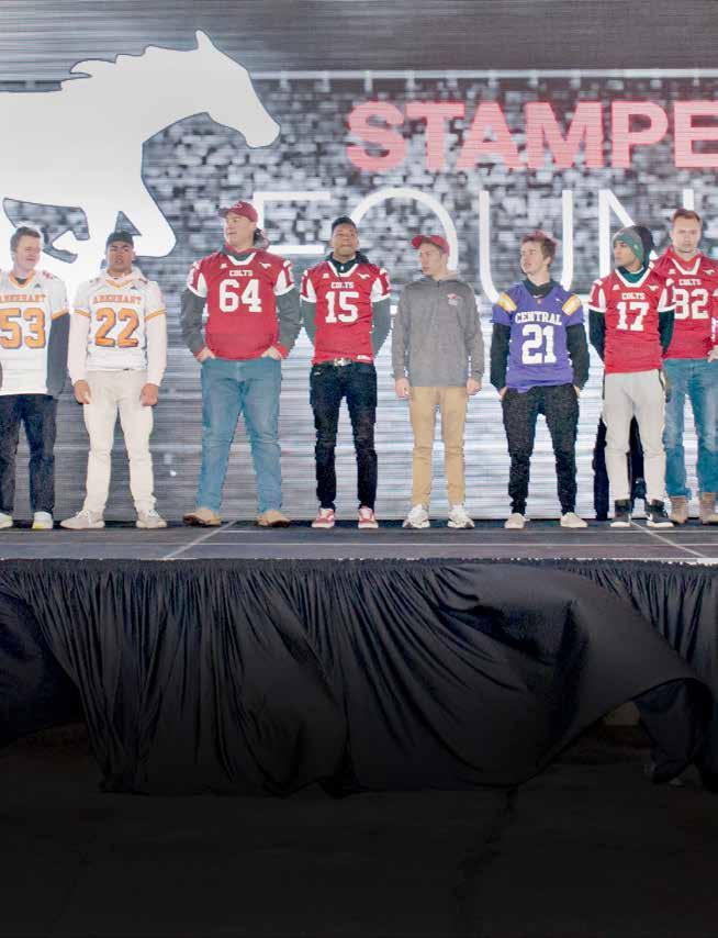 Through the annual Stampeders poker tournament, 50/50 ticket sales at Stampeders home games and other fundraising initiatives, the Foundation supports grassroots and amateur football programs and