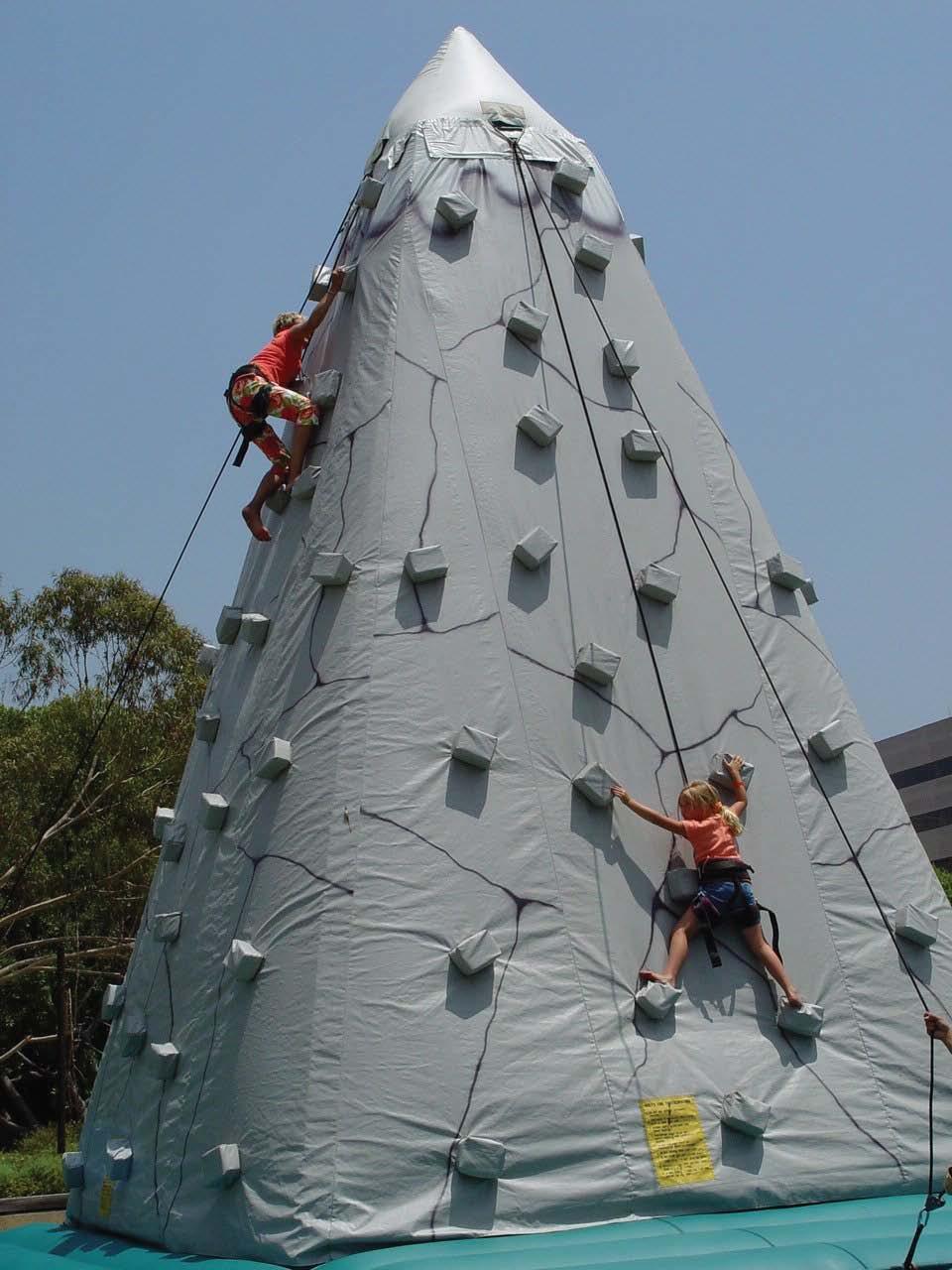 Ask for details*** Rocky Mountain Climbing Wall The multi-sided inflatable rock wall is a spectacular 24 feet tall and offers 4 separate climbing routes from beginner to expert climber.