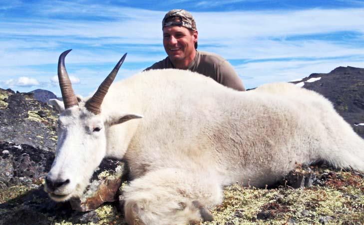 Antlered Game & Goat Hunts Early August began with guide outfitter Abe Dougan from southern B.C. bringing a couple of clients.