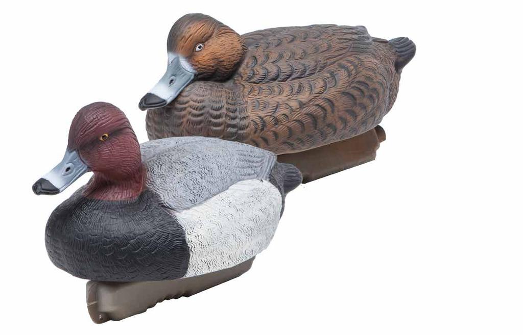 postures 6 pack includes: 3 drakes and 3 hens REDHEADS DECOY