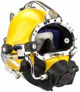 Morgan 37 Commercial Diver s Helmet has basically the same features of the SL 27 The helmet consists of two major assemblies: the helmet shell/helmet ring assembly and the neck dam/neck ring assembly.