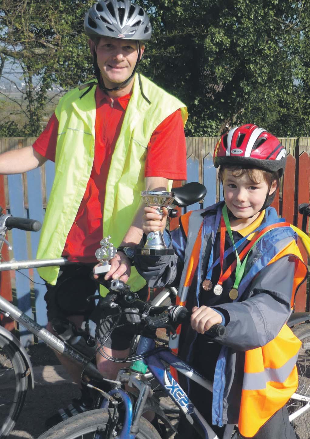 CASE STUDY Cycling the school run At just seven years-old, Fraser Dixon was presented with a trophy for completing 1,000 miles by bike to Exminster Community Primary.