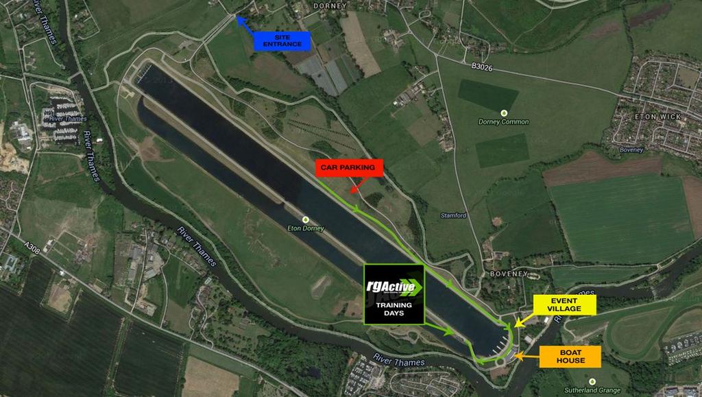 Map and directions at venue Notes: Once you have parked your car please follow the GREEN arrows to the