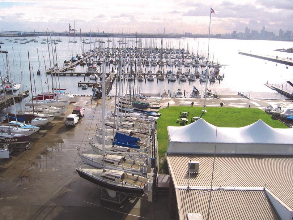The yard has a travel lift with a 28,000kg capacity. An extensive range of marine services is also available.