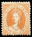 SG 8), Large Star wa ter - mark, unwatermarked, un used with out gum, ex cep tion ally fresh with am ple to large mar gins with deep rich color, Very Fine, a very rare stamp