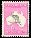BRITISH COMMONWEALTH: Australia and States 67 68 69 70 67 ( ) West ern Aus tra lia, 1854, Swan (litho), 4d