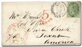 ), post of fice fresh with in cred i ble color, Very Fine. Scott $500 ++. SG 525 ++ ($780). Estimate $750-1,000 20 Great Brit ain, 1870, 1½d lake red (32a.