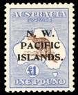 BRITISH COMMONWEALTH: Niue - Papua New Guinea Area NIUE Ex 234 234 Niue, Postal Fiscals, 1941, 2s6d- 1, sin gle Star/NZ wa ter mark com plete (86-89. SG 79-82), o.