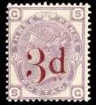 Estimate $200-300 26 Great Brit ain, 1870, Queen Vic to ria line-en graved, ½d rose (58. SG 49), plate 20, o.g., fresh, F.-V.F. Scott $350.