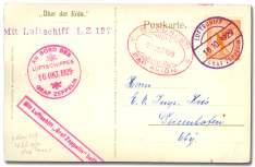 WORLD AEROPHILATELY: Zeppelin Flights 414 415 414 Ger many, 1929 (Mar 25-28), Ori ent Flight (Sieger 23 I.