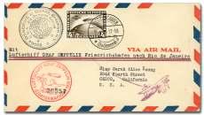 Estimate $200-300 427 Ger many, 1930 (18-31 May), South Amer ica Flight, Friedrichshafen - Lakehurst (Michel 66a.