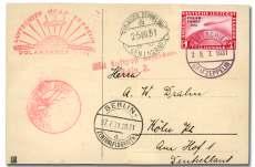 Estimate $200-300 431 Ger many, 1931 (24-27 Jul), Po lar Flight, Friedrichshafen - Malyguin (Michel 204c.