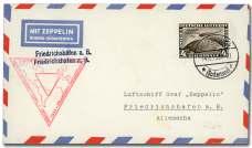 WORLD AEROPHILATELY: Zeppelin Flights 442 443 444 442 Ger many, 1933 (14-25 Oct), Chi cago Flight, Friedrichshafen - Chi cago (Michel 352b.
