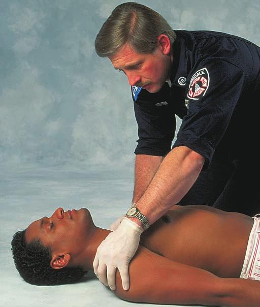A-6 Appendix A BLS Review by you, especially if the call-to-arrival interval is greater than 5 minutes, the American Heart Association recommends that you perform 5 cycles (about 2 minutes) of CPR