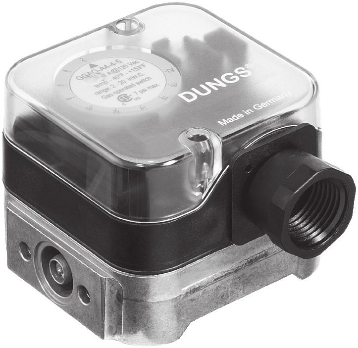 Pressure Switch for gas and air GGAO-A4 CSA Certified CSA C22.2 No.