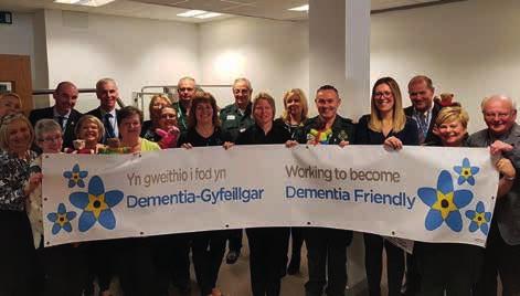 Ymddiriedolaeth GIG Gwasanaethau Ambiwlans Cymru Welsh Ambulance Services NHS Trust Listening to our patients NetworkNEWS Pictured: Staff and partners launching our Dementia Plan.
