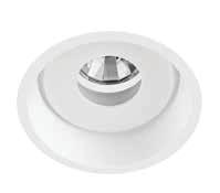 Recessed ceiling-mounted downlight with symmetrical light distribution for task, accent or ambient lighting. Circular design with trimless appearance in diameter 1mm.