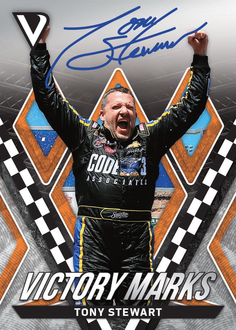 VICTORY MARKS 20 of the best to ever put in a firesuit, Victory Marks features on-card