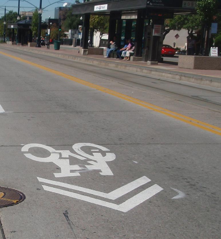 Where 4-foot or wider paved shoulders exist (5-foot or wider where curb is present, not including gutter or rumble strip width), it is acceptable or even desirable to mark them as bike lanes in