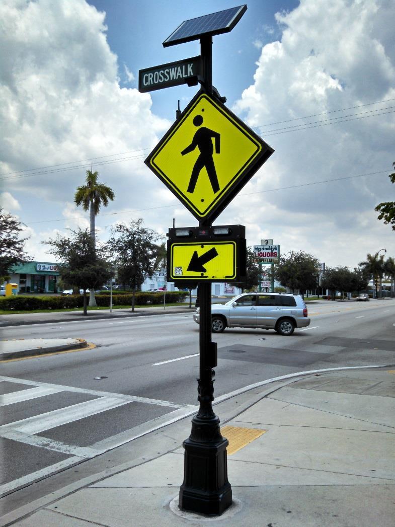 Pedestrian actuated