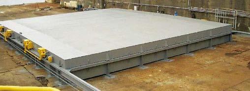 typically larger than a prescriptive steel design (700 to 800 mm)